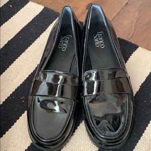 Franco Sarto patent loafer NWOB